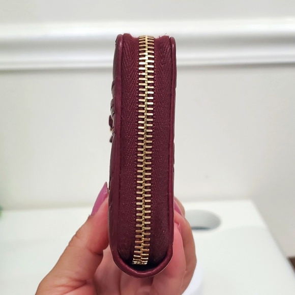 🇮🇹Gucci Guccisima GG Embossed Leather Burgundy Continental Wallet - Picture 10 of 17